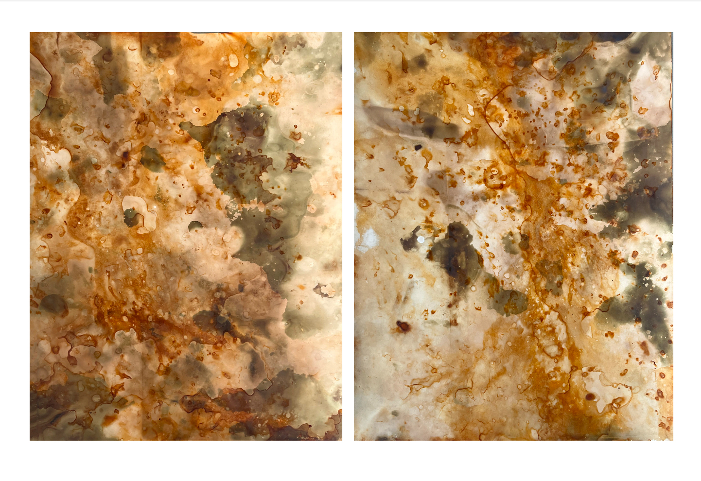 Óxidos (díptico) — Margot Kalach